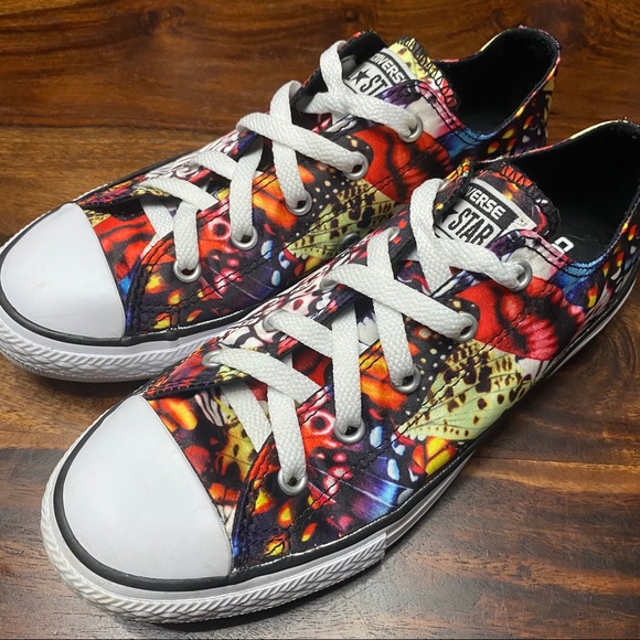Converse All Star Lo Youth Butterflies Sneakers - Picture 6 of 12